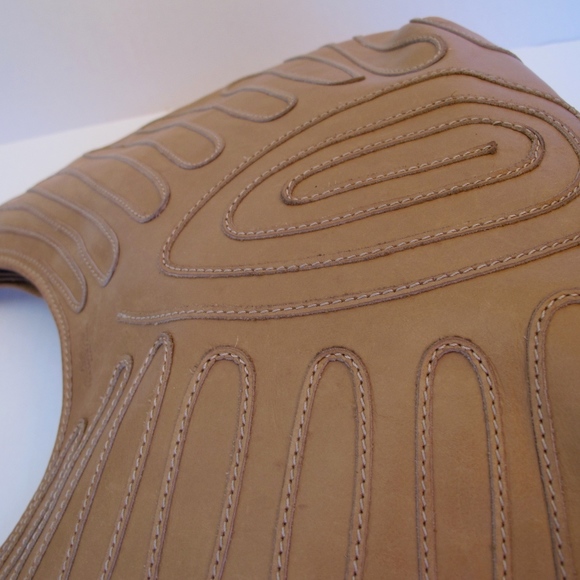 Tramontano Napoli Camel Color Leather Handmade - Picture 4 of 10